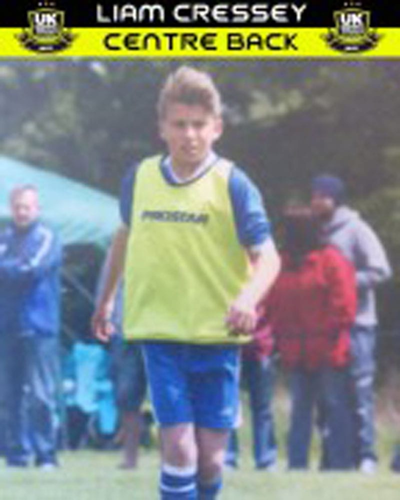 Liam Cressey - Centre Back, Aged 11, Trial with Swansea