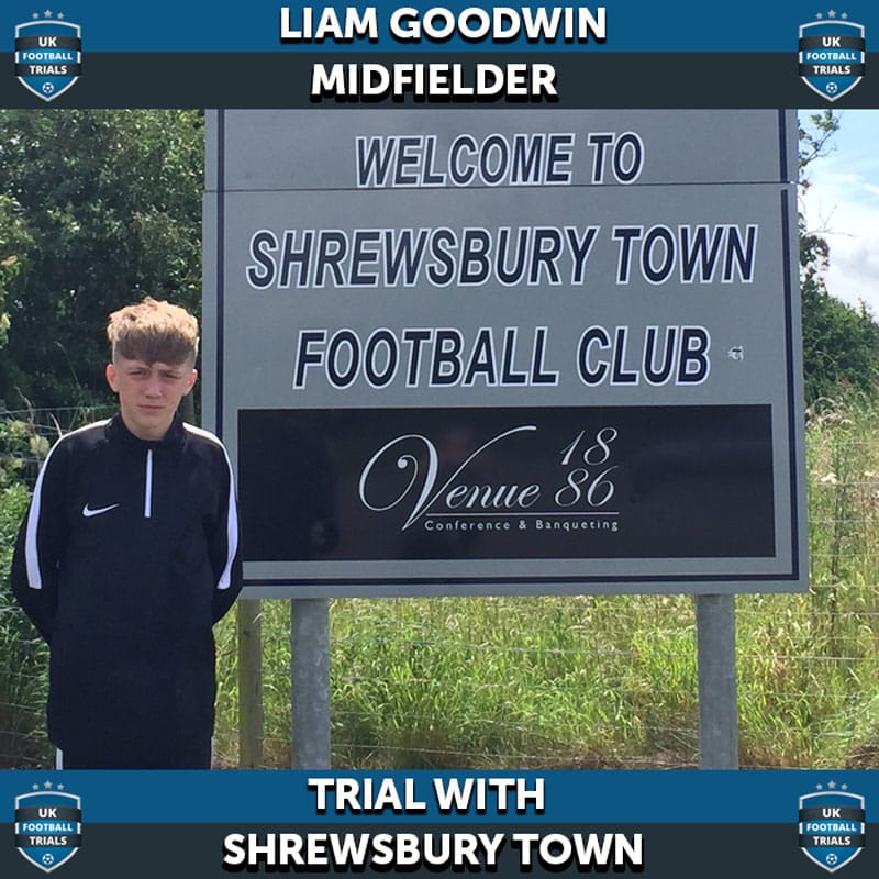 In  Demand Liam Goodwin Gets Shrewsbury Town Trial