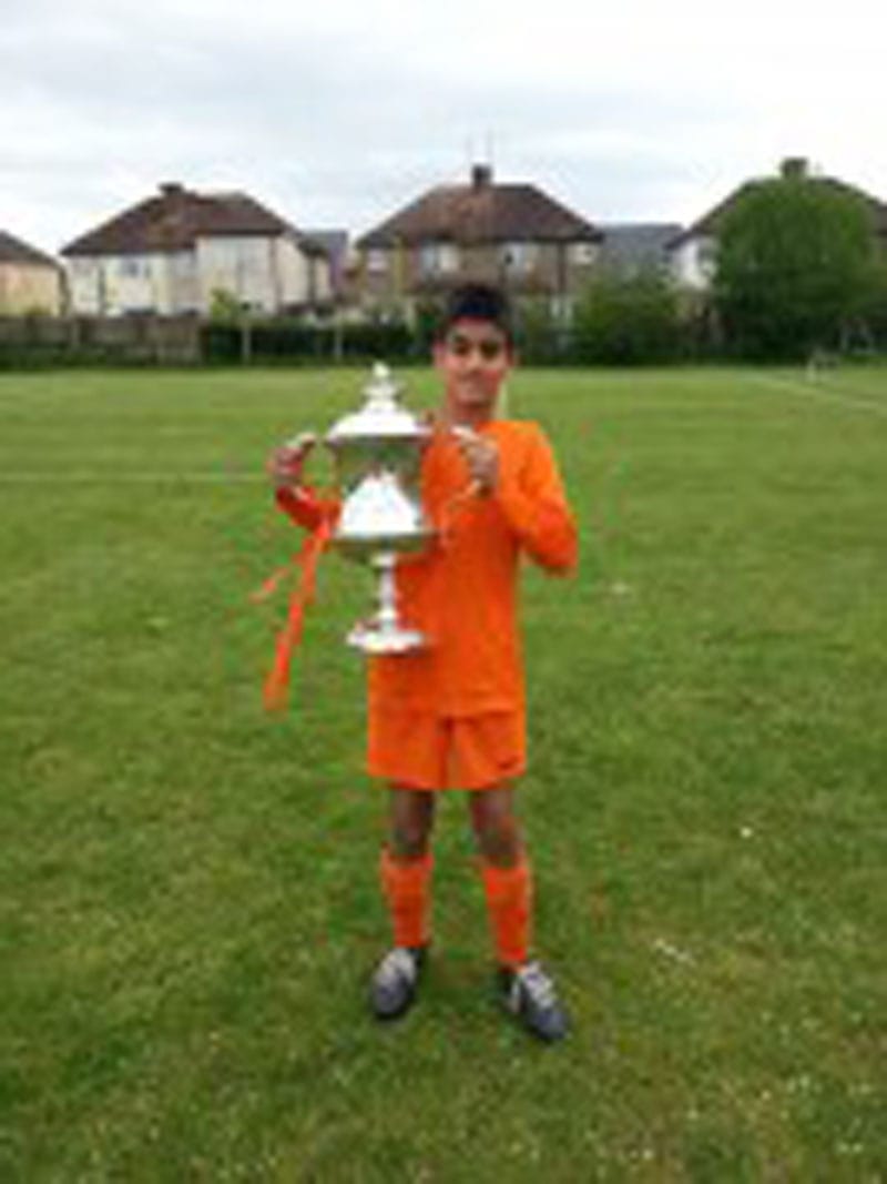 Adam Aziz, Aged 12, Trials With Charlton, Stoke and Reading