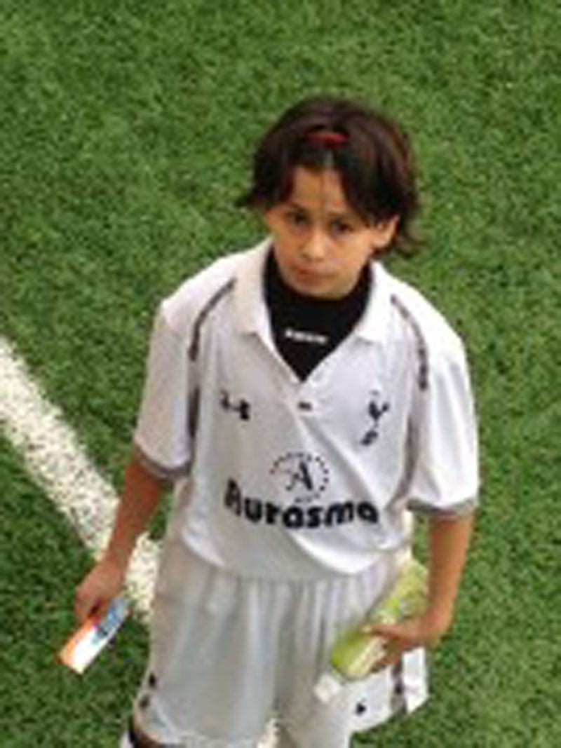 Marcus Mikhail, Aged 12, Trial With Tottenham Hotspur