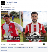 UK Football Trials Facebook Post Goes Viral