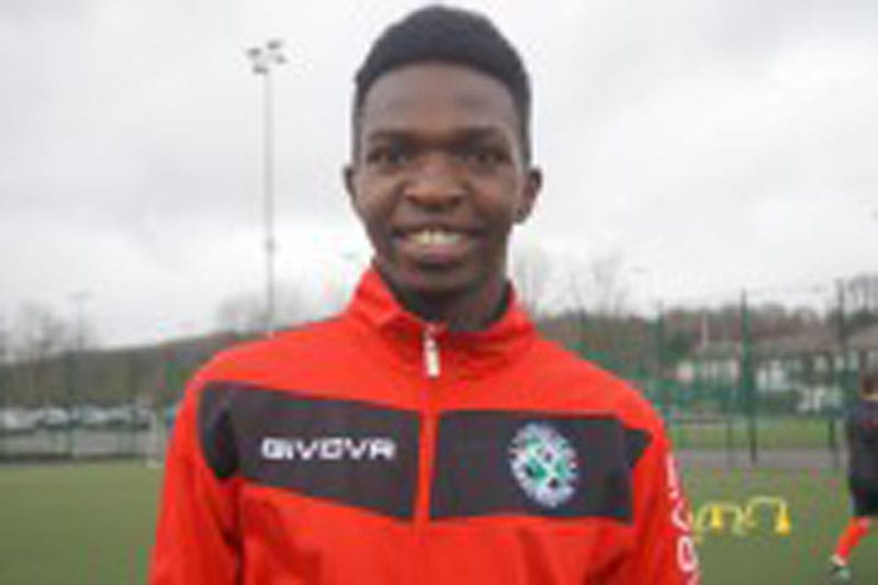 Robert Otieno, Aged 17, Trial with Accrington Stanley