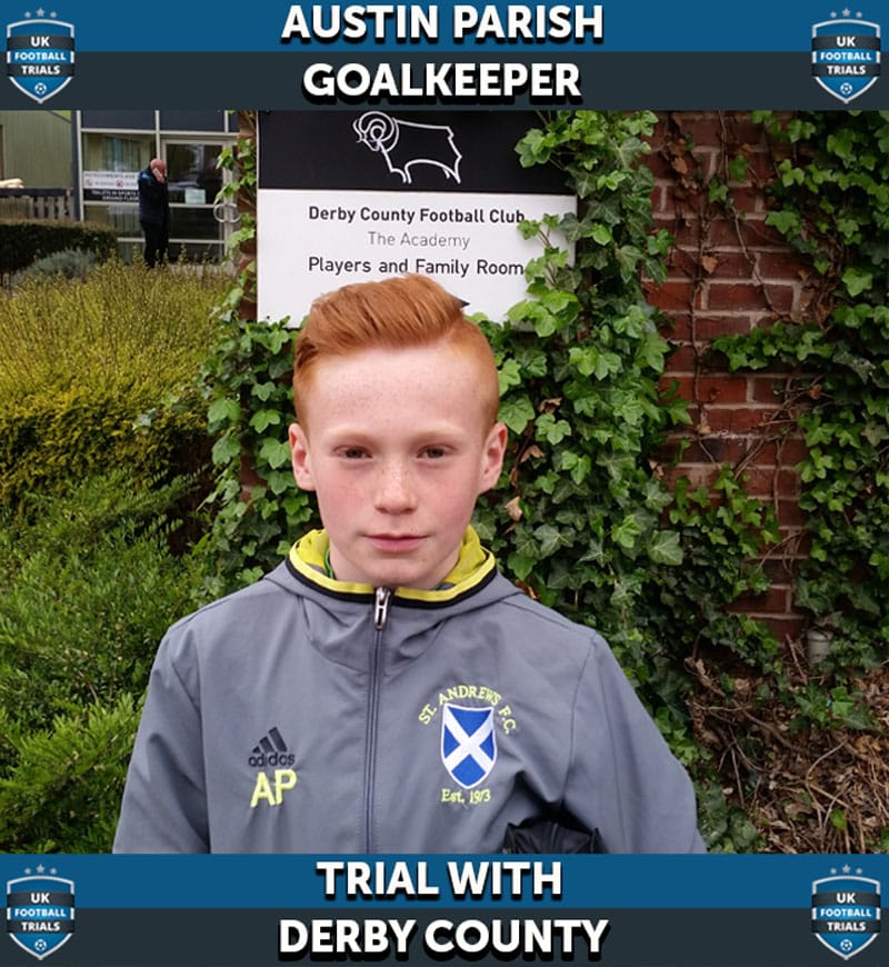 10-year-old Goalkeeper on Trial with Derby County