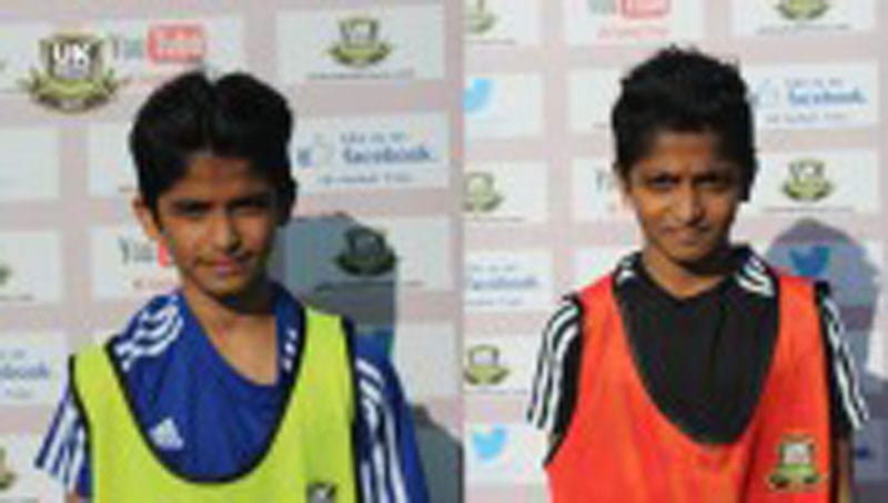 Brothers Roshan & Rohith Jose, Aged 12 & 10, Trials with Aldershot