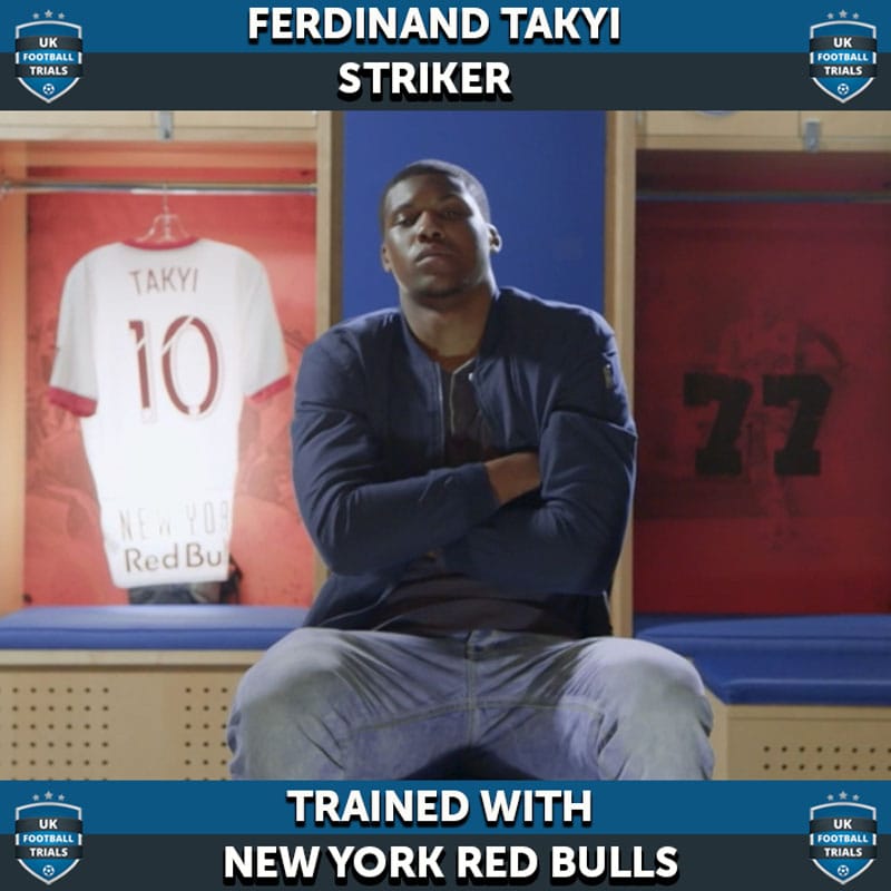 Ferdinand Takyi Trains with New York Red Bulls