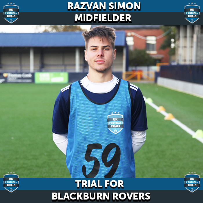 Razvan Simon - Aged 16 - Trial for Blackburn Rovers