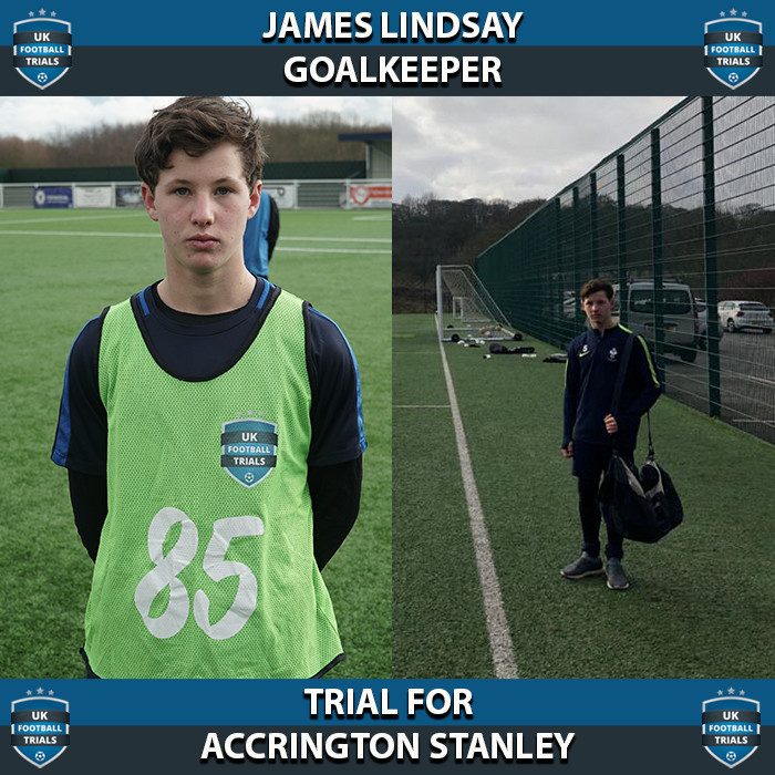 James Lindsay - Aged 15 - Trial for Accrington Stanley