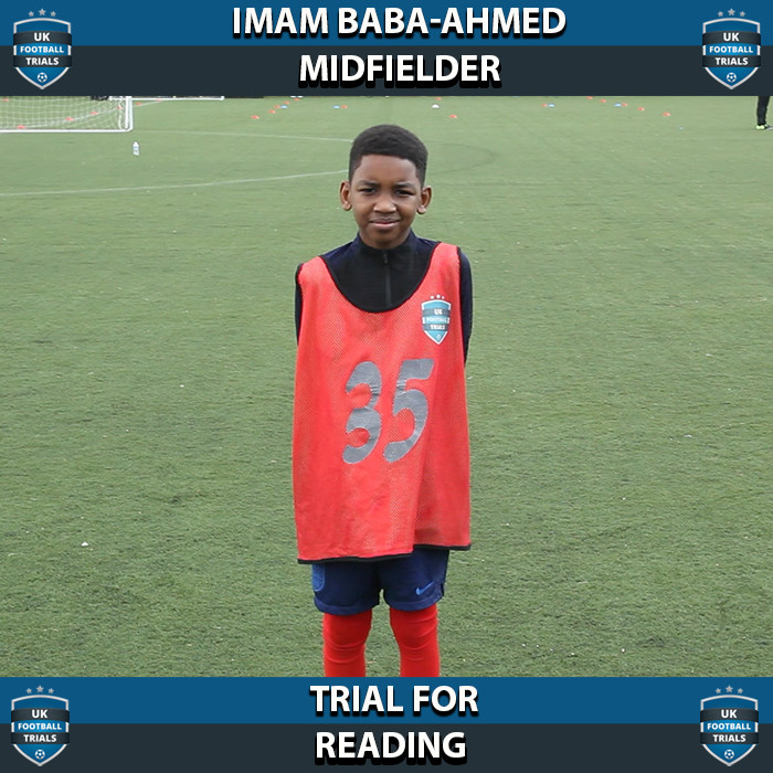 Imam Baba-Ahmed - Aged 10 - Trial for Reading