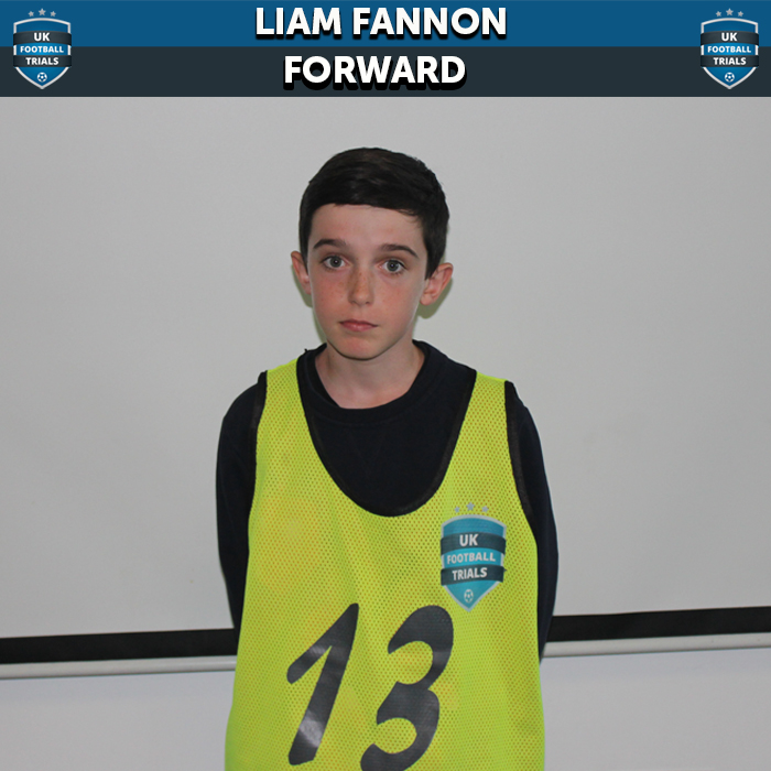 Liam Fannon - Aged 12 - Trial with Accrington Stanley 