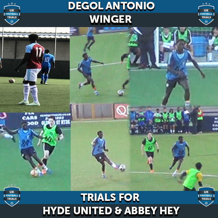 Degol Antonio - Aged 19 - Trials for Hyde United & Abbey Hey