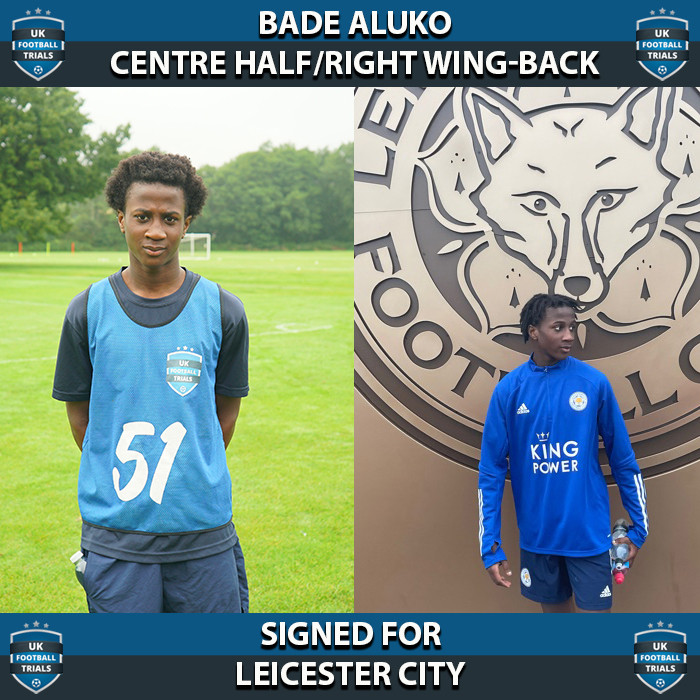 Bade Aluko - Aged 15 - SIGNED FOR LEICESTER CITY!