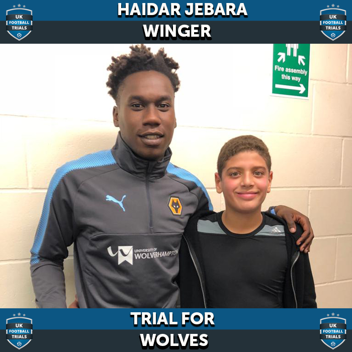 Haidar Jebara - Aged 12 - Trial For Wolves