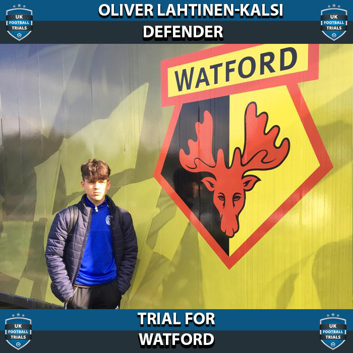 Oliver Lahtinen-Kalsi - Aged 15 - Trial for Watford