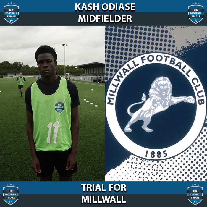 Kash Odiase - Aged 14 - Trial With Millwall