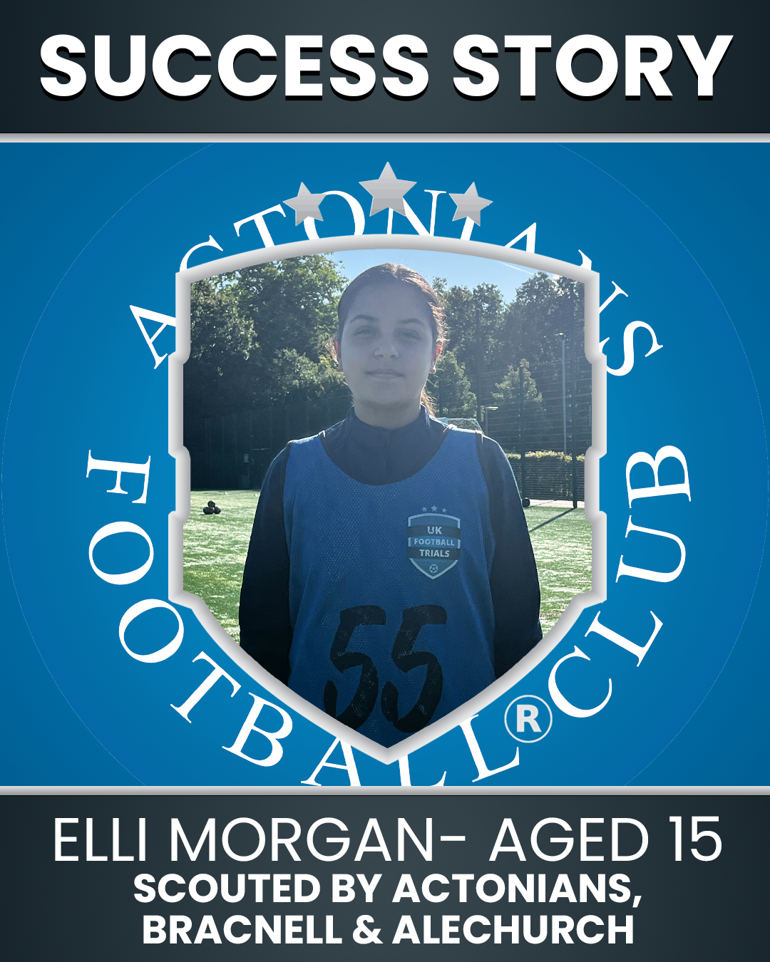 Eli Morgan 15-year-old Striker scouted by Bracknell Town, Alvechurch and Actonian’s