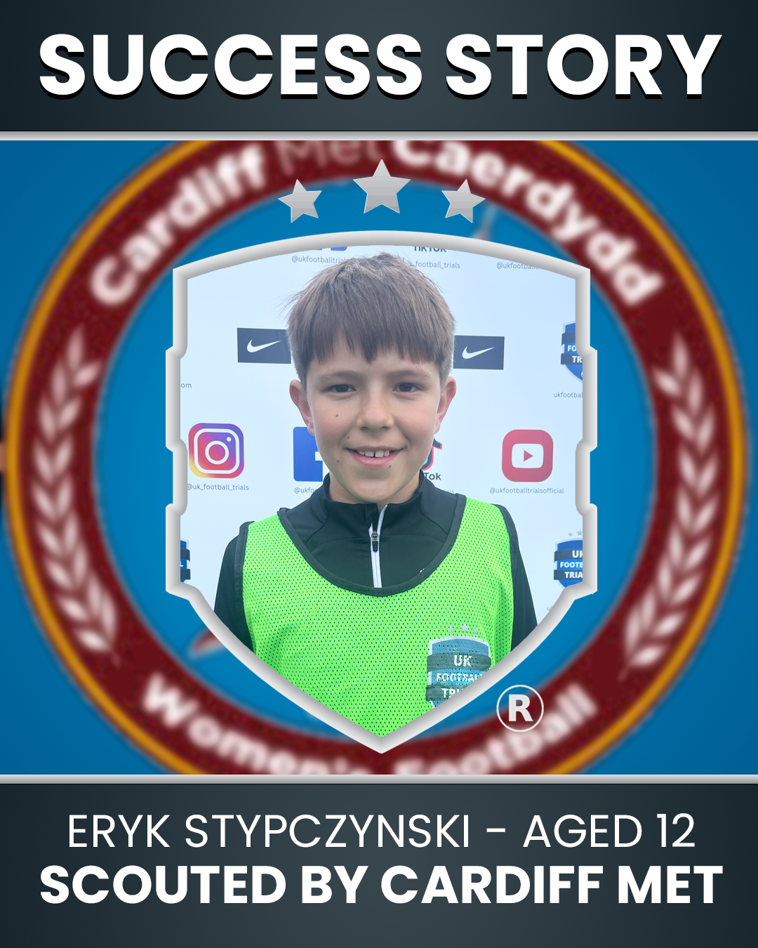 Eryk Stypczynski (Age 12) – Scouted by Cardiff Met