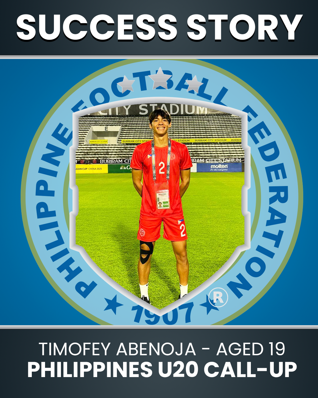 Timofey Kristian Abenoja: 19 years old - From Russia to the Philippines National Youth Team