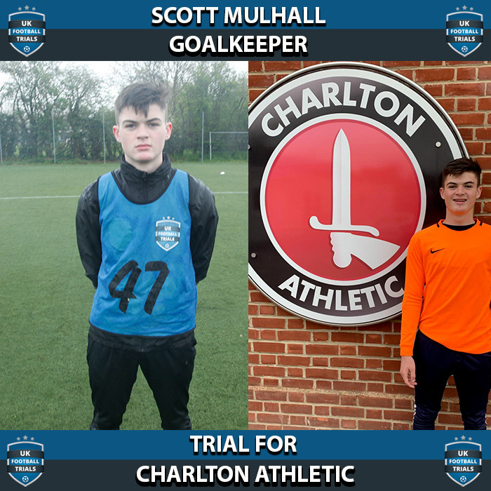 Scott Mulhall - Aged 15 - Trial for Charlton Athletic