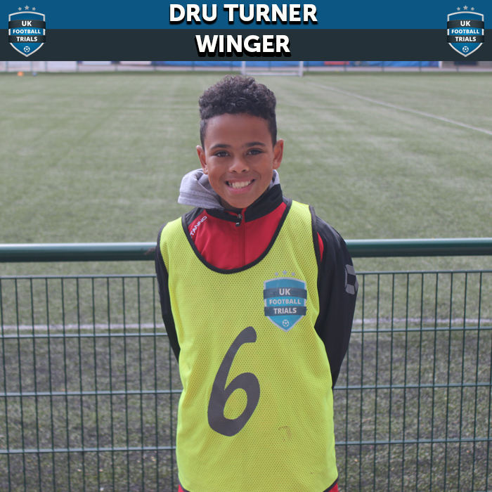 Dru Turner - Aged 11 - Trial with Derby County