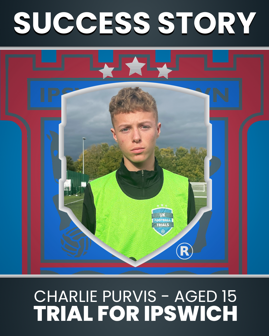 Charlie Purvis - 15 Year Old Trial with Ipswich Town FC