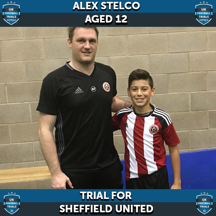 Alex Stelco - Aged 12 - Trial for Sheffield United