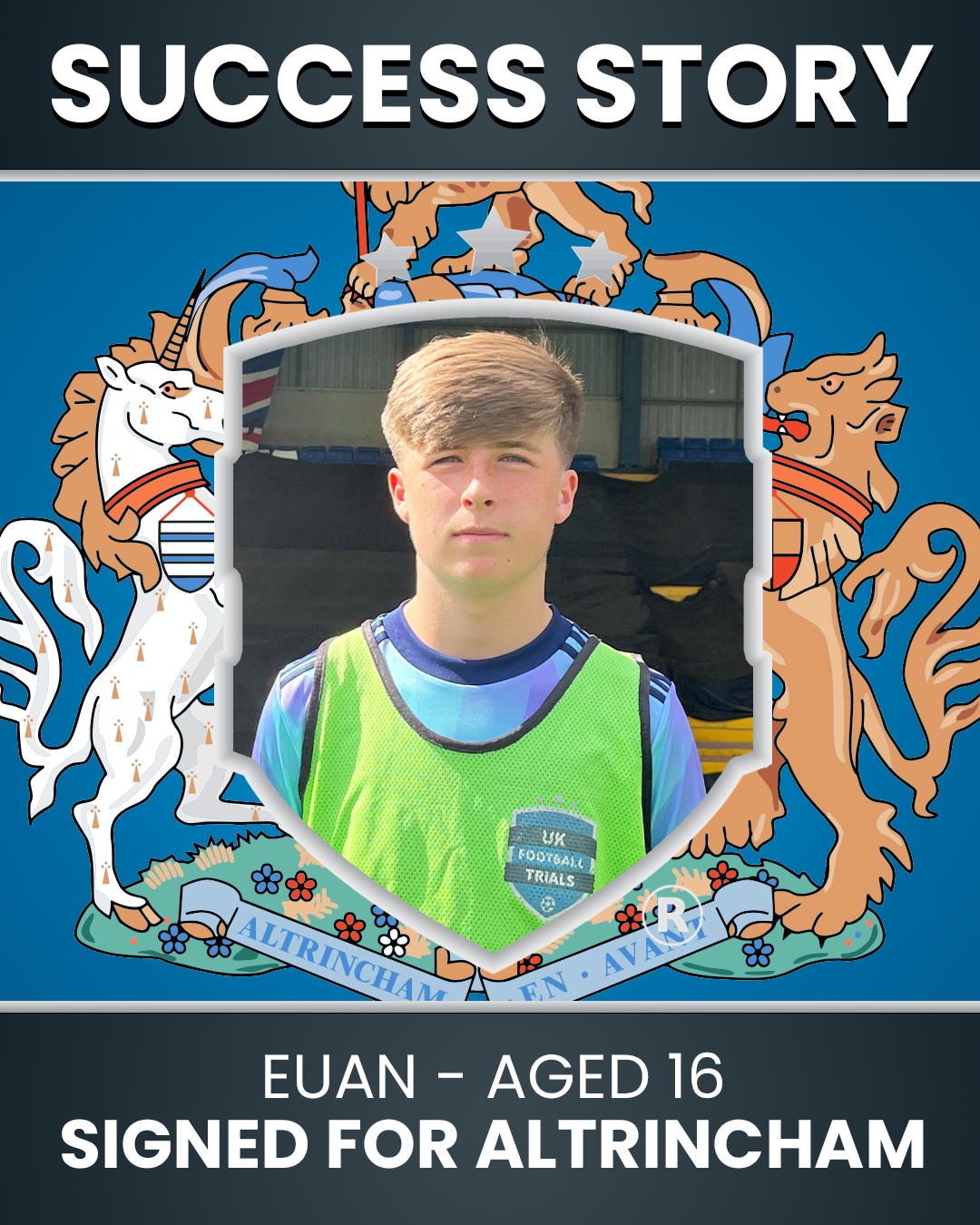 Euan – 16 Years Old – Winger | Signed for Altrincham FC