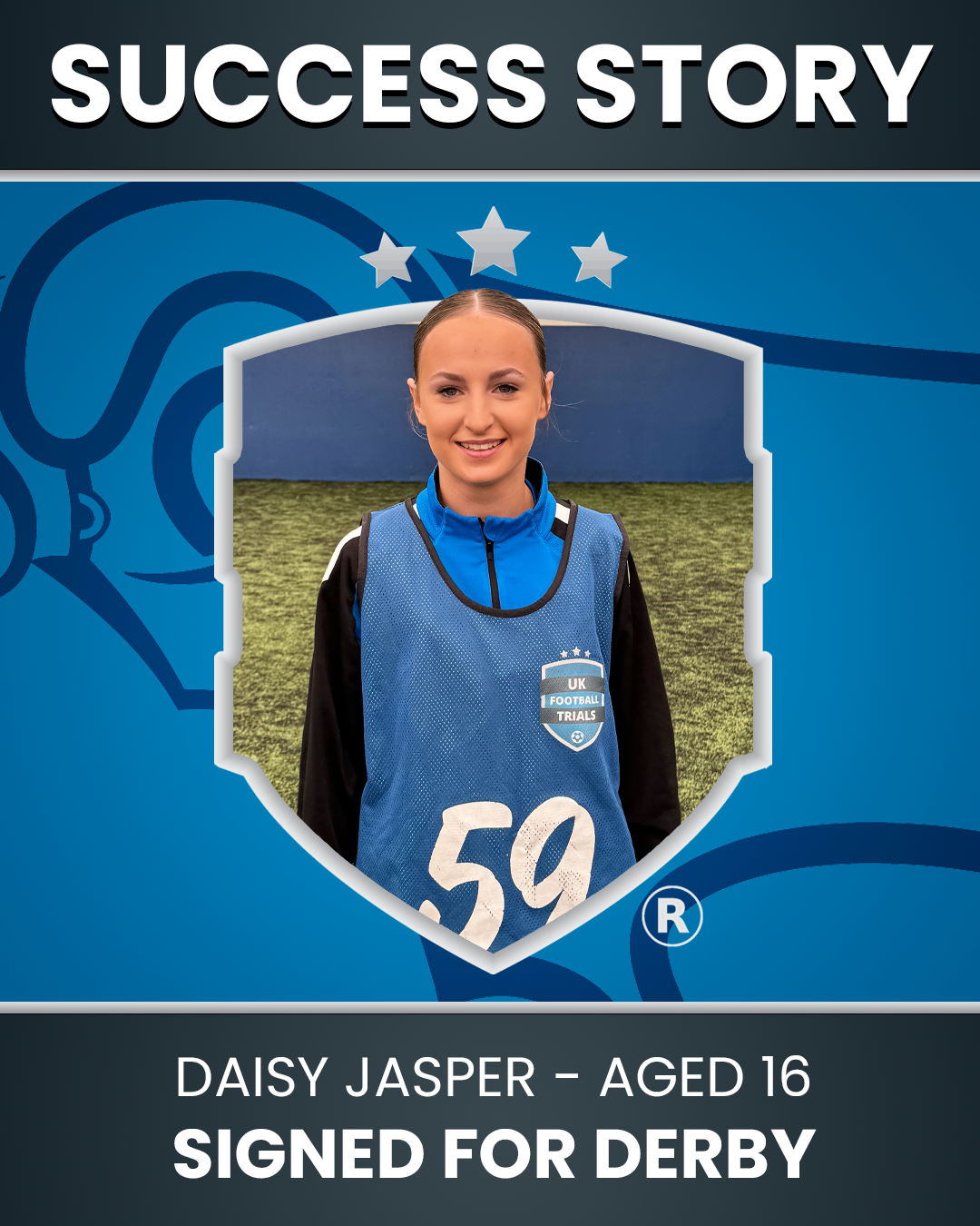 Daisy Jasper 16 year old: Securing a Five-Year Future with Derby County