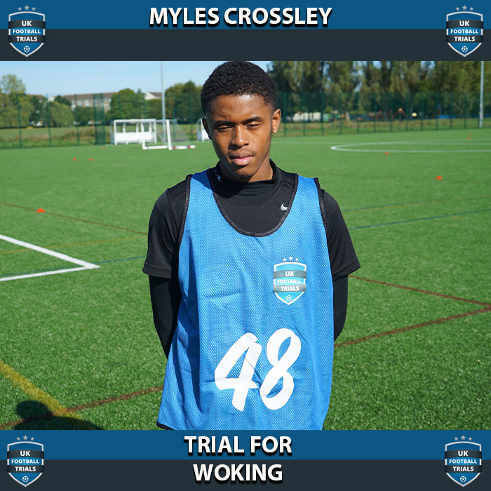 Myles Crossley - Aged 18 - Trial for Woking