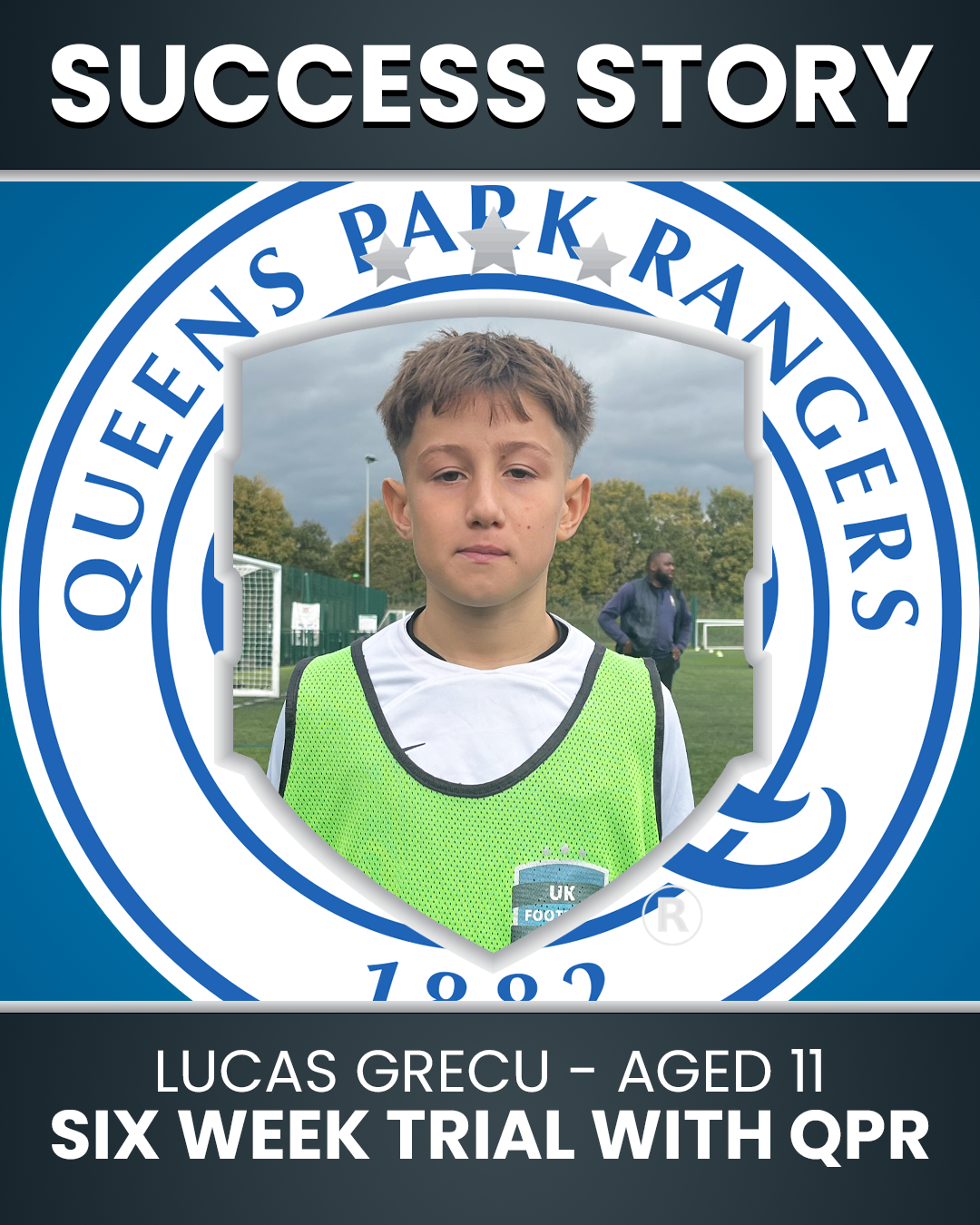 Lucas Grecu - 11 years old Trial with Queen Park Rangers