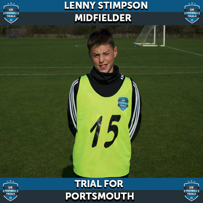 Lenny Stimpson - Aged 11 - Trial for Portsmouth