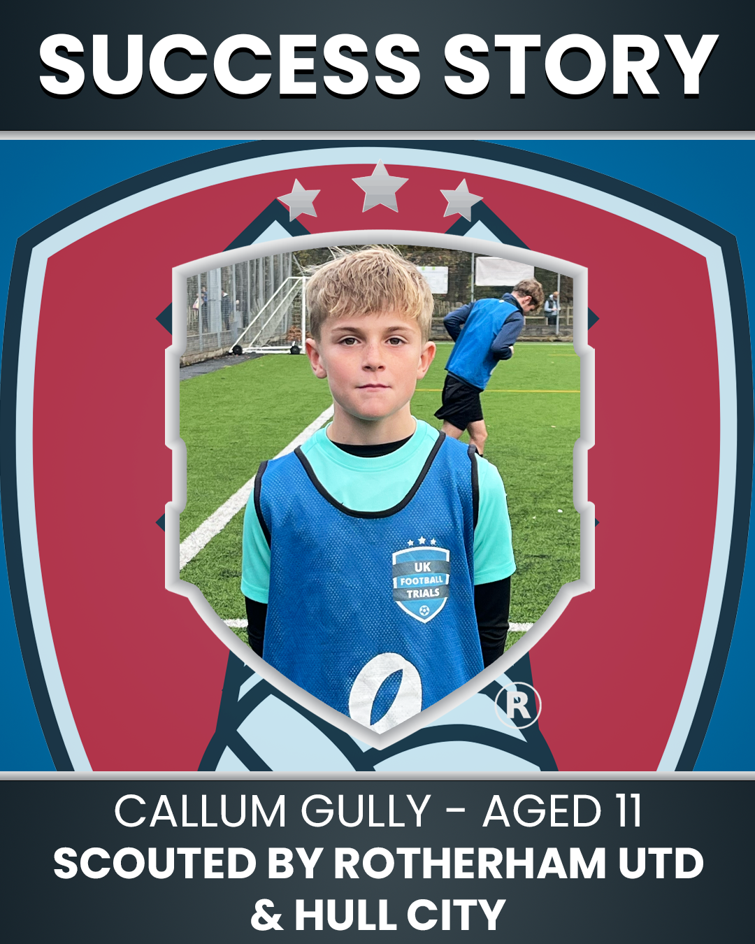 11-year-old, Callum Gully – Scouted by Hull City and Rotherham