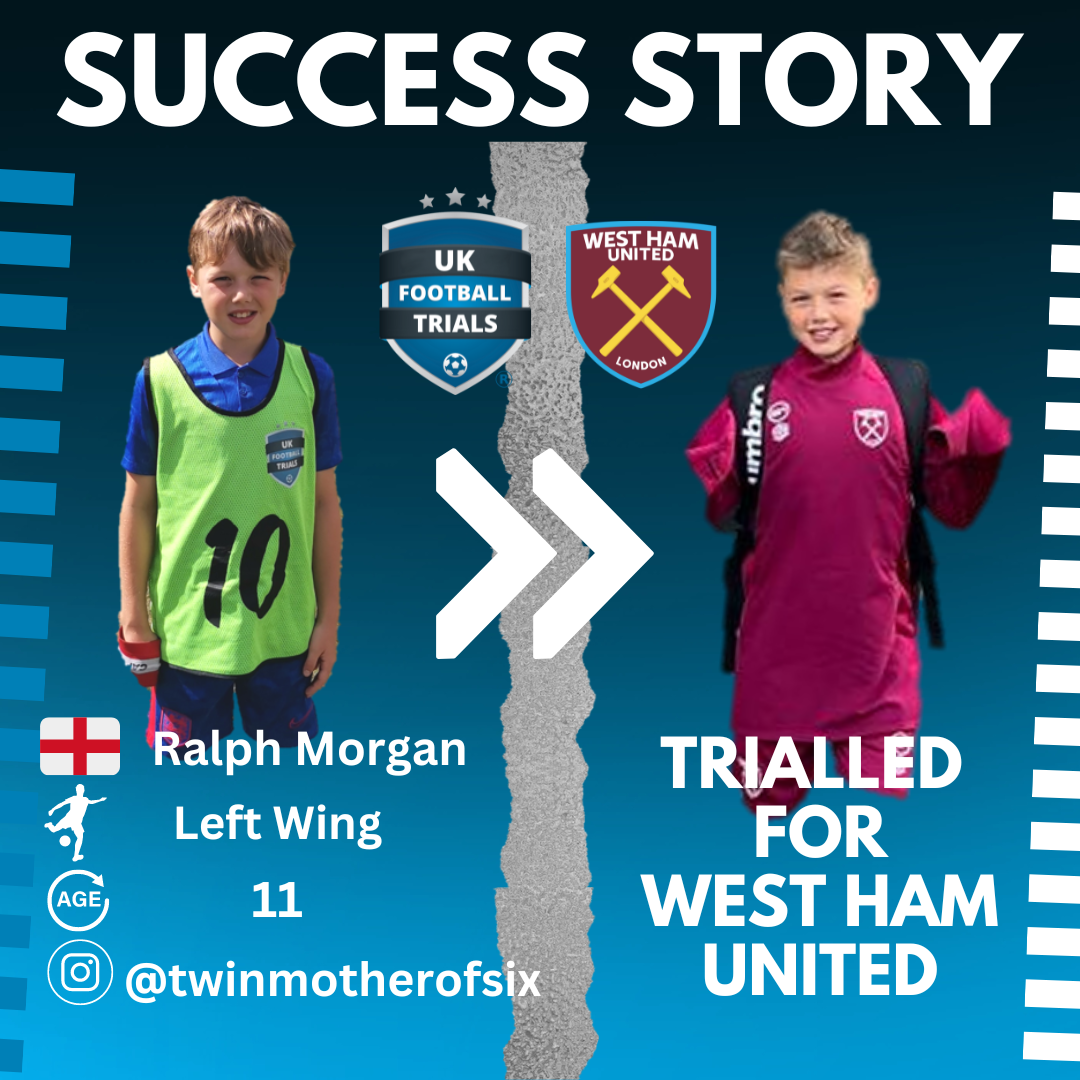 Ralph Morgan - Aged 11 - Trial For West Ham