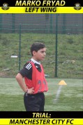 Marco Fryad - Aged 11 - Training with Manchester City