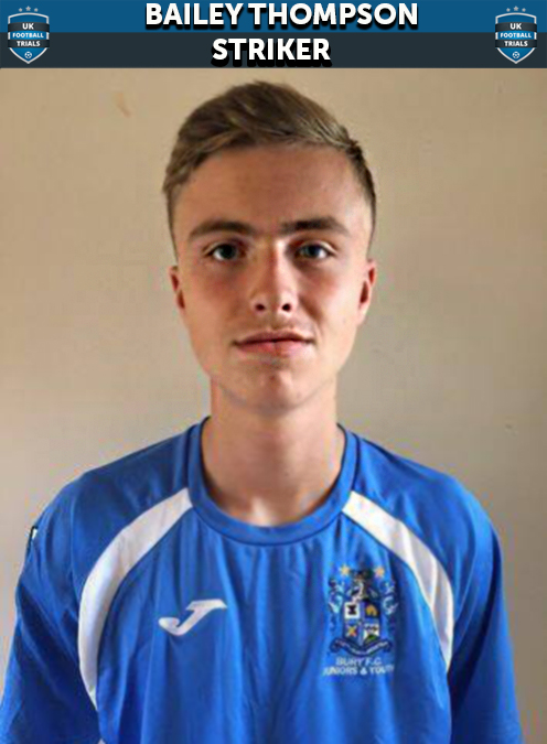 Bailey Thompson - Aged 16 - Six-Week-Trial with Everton