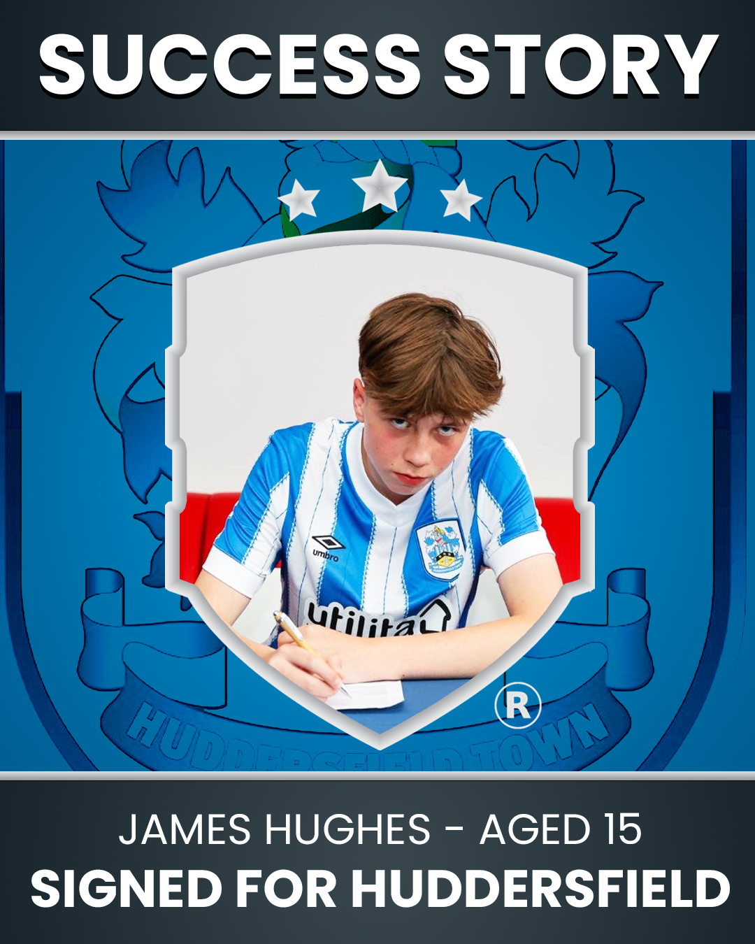 James Hughes 15 year old: From Grassroots Football to Huddersfield Town