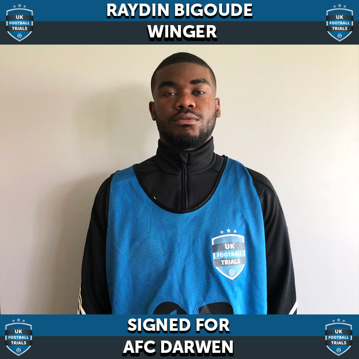 Raydin Bigoude - Aged 22 - Signed for AFC Darwen