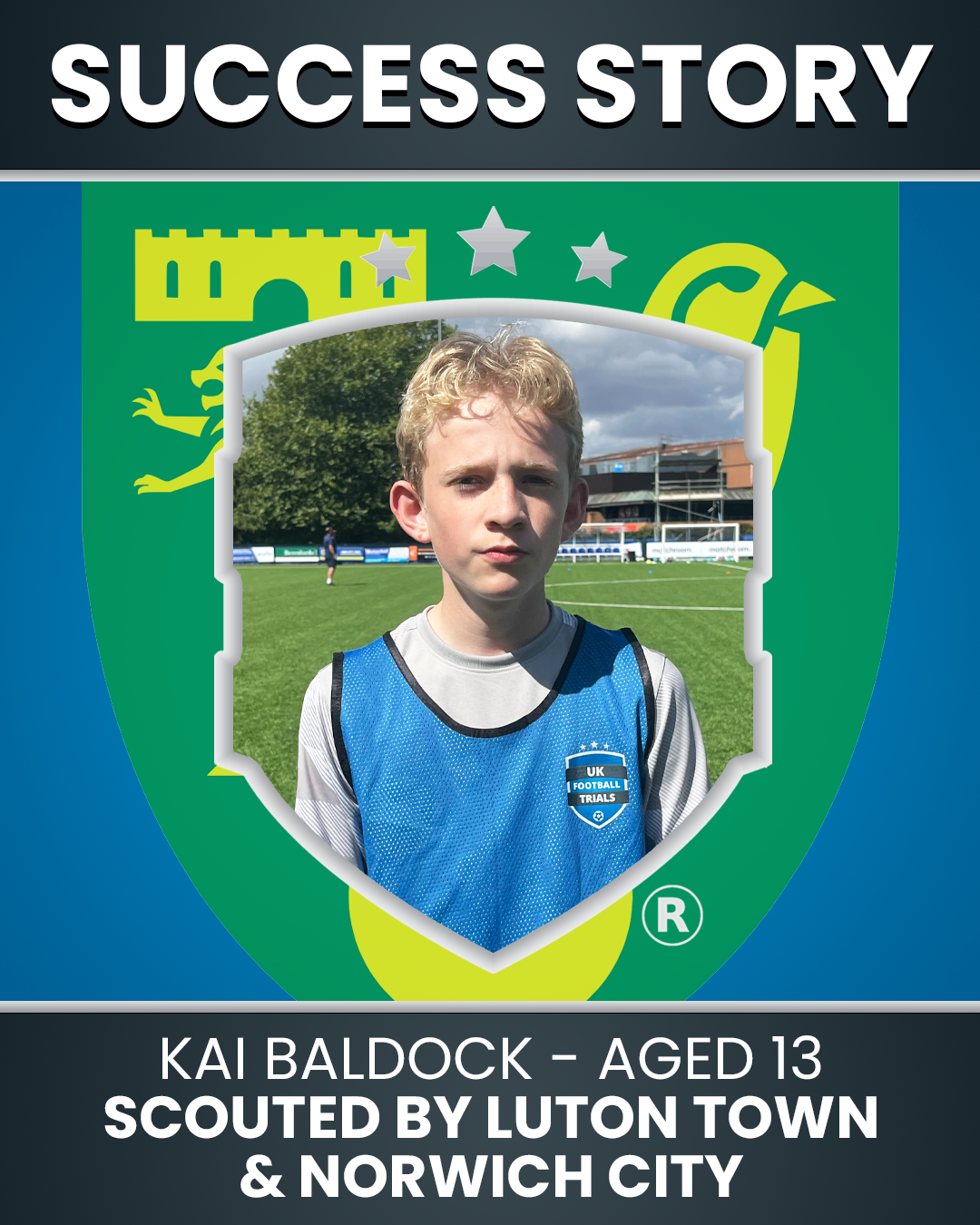 Kai – 13 Years Old – Scouted by Luton Town & Norwich City