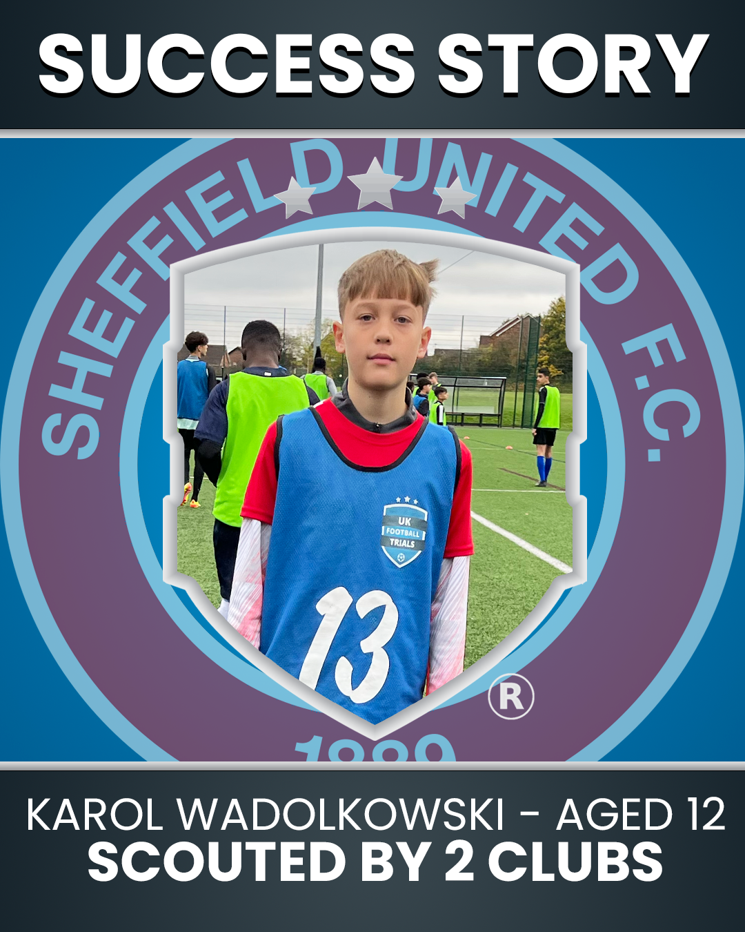 Karol Wadolkowski: 12 Year Old Scouted by Sheffield and Rotherham United