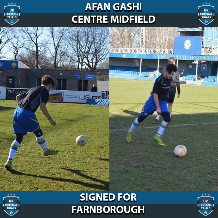 Afan Gashi - Aged 19 - Signed for Farnborough