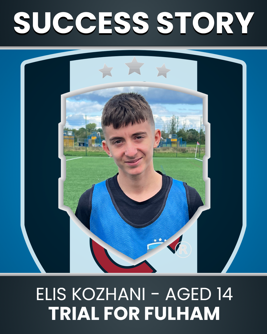 Elis Kozhani – 14 Years Old – Trial for Fulham FC