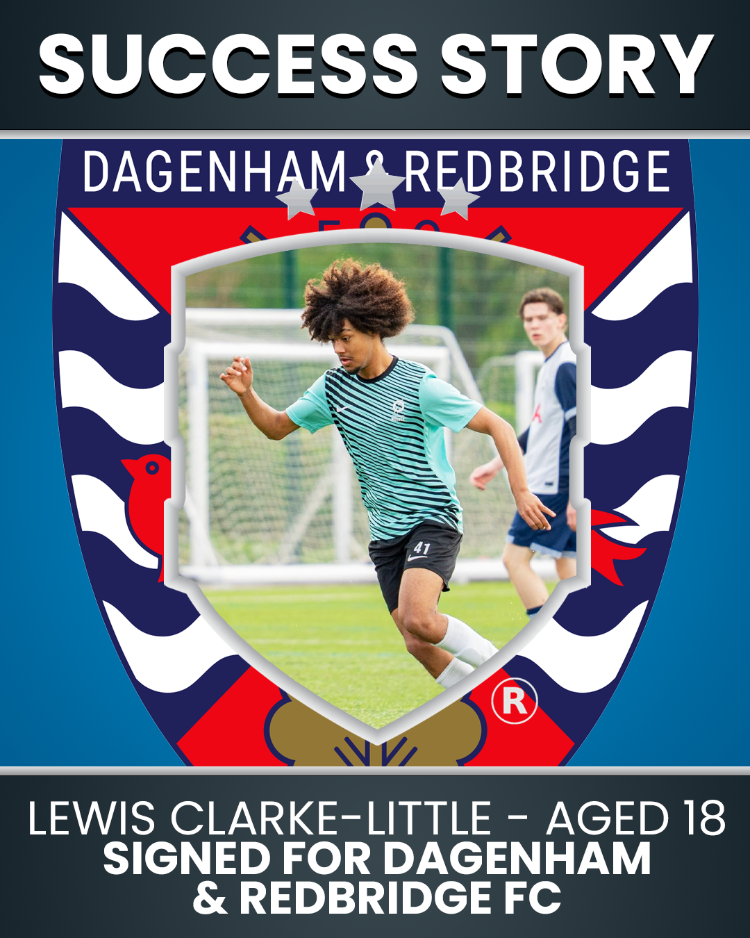 Lewis Clarke-Little – 18 Years Old – Right Wing-Back | Signed by Dagenham and Redbridge FC
