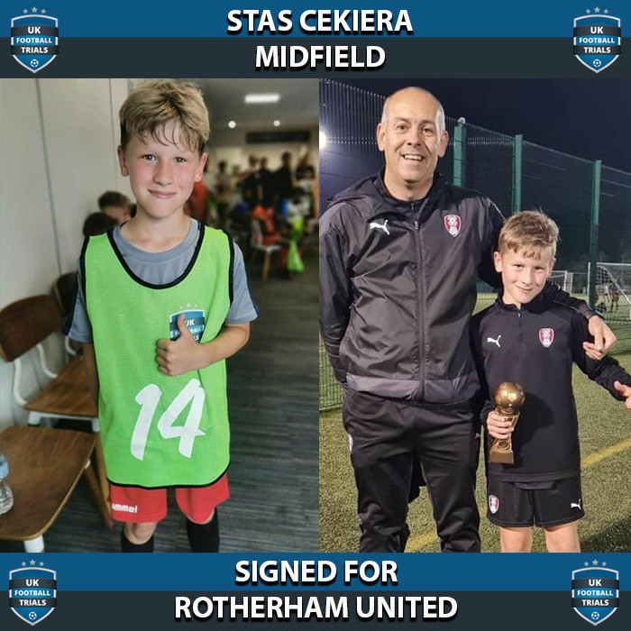 Stas Cekiera - Aged 10 - Scouted By 3 Clubs - SIGNED For Rotherham United