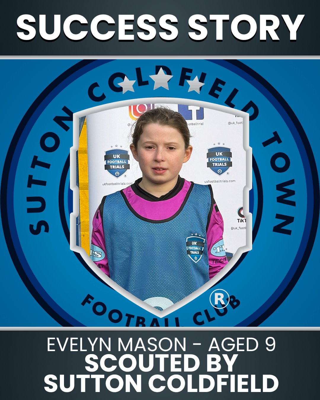 Evelyn Mason 10 Year Old - Scouted by Sutton Coldfield