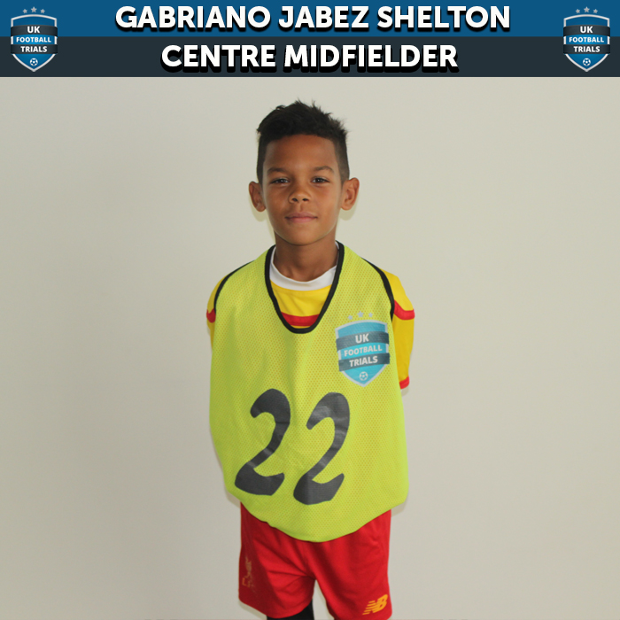 Gabriano Jabez Shelton - Aged 9 - Trial with Burnley