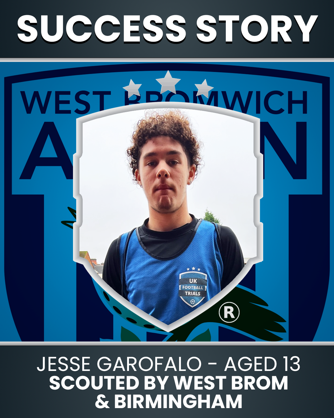 Jesse Garofalo 13 Year Old - Scouted by West Brom Albion and Birmingham City