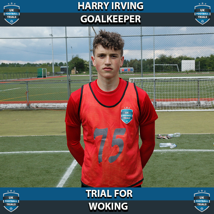 Harry Irving - Aged 16 - Signed for Woking