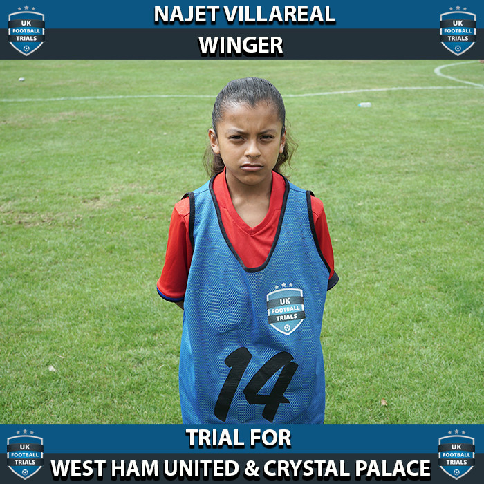 Najet Villareal - Aged 12 - Trial for West Ham United & Crystal Palace