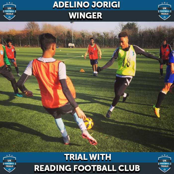 Adelino Jorigi - Aged 17- Trial with Reading FC