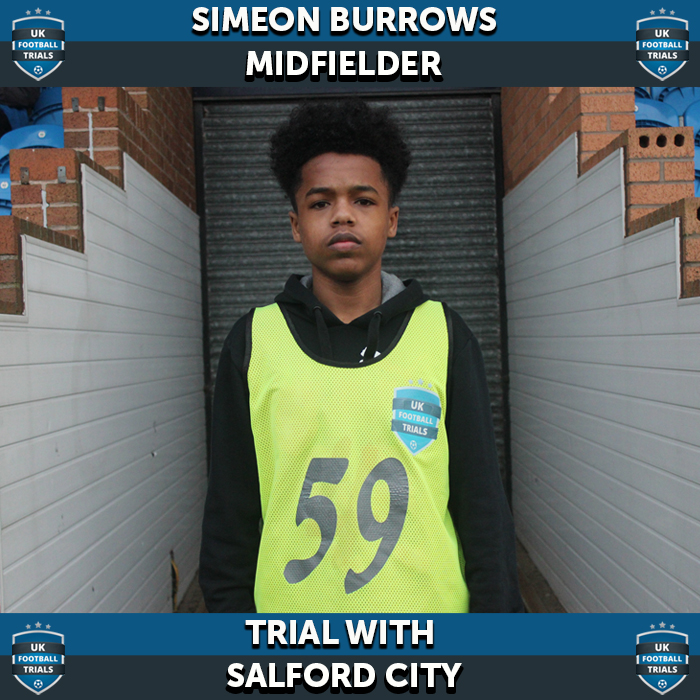 Simeon Burrows - Trial at Salford City in front of Man United Legends