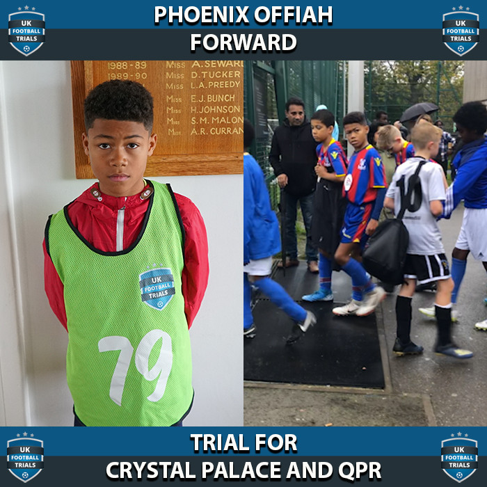 Phoenix Offiah - Aged 10 - Trial for Crystal Palace and QPR